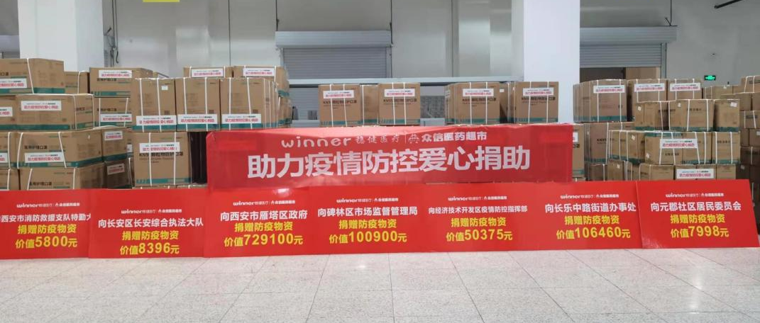 助力西安疫情防控，，，，豪门国际捐赠近四百万防疫物资已抵达