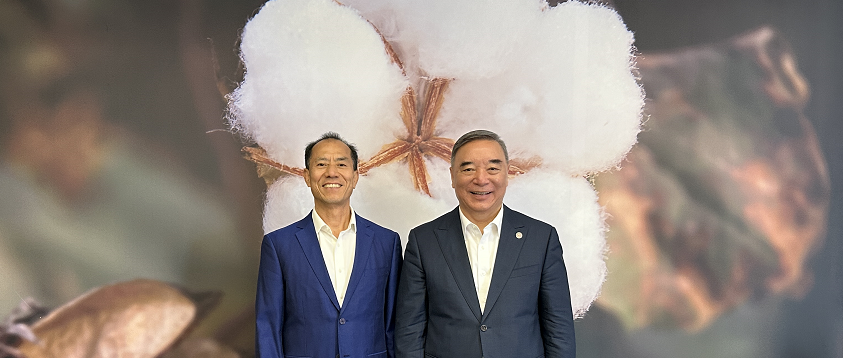 中上协会长宋志平到访豪门国际，，，，全棉时代以“一朵棉花”构建焦点竞争力